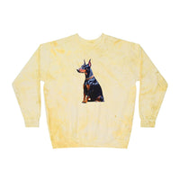 Doberman Pinscher #2  - Unisex Color Blast Crewneck Sweatshirt