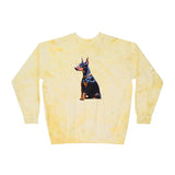 Doberman Pinscher #2 Unisex Color Blast Crewneck Sweatshirt