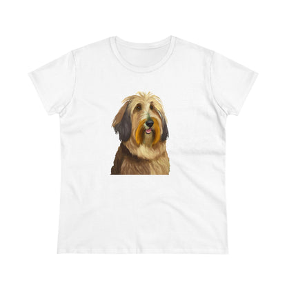 Charming Bergamasco Sheepdog Women's Midweight Cotton Tee