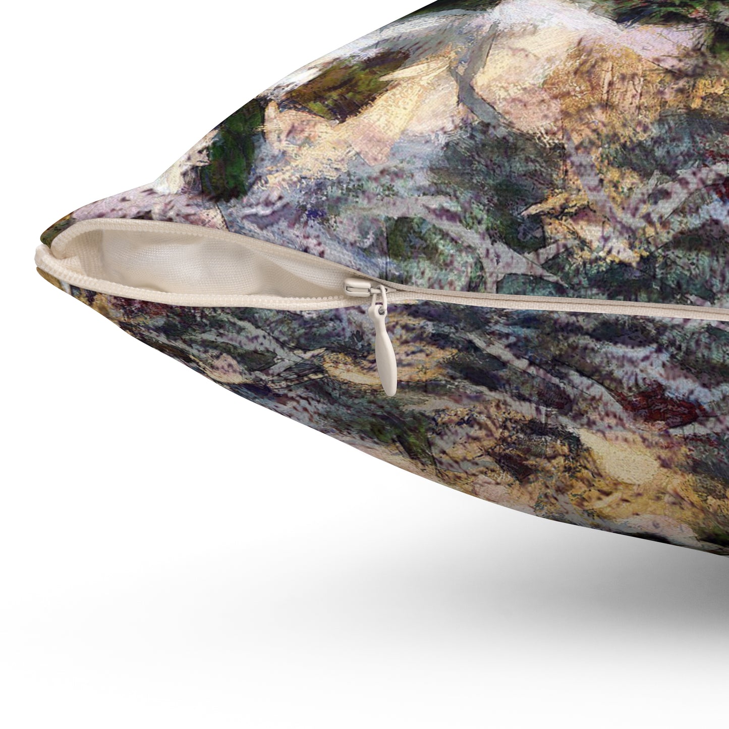 Great Horned Owl 'Hooty' Spun Polyester Throw Pillow