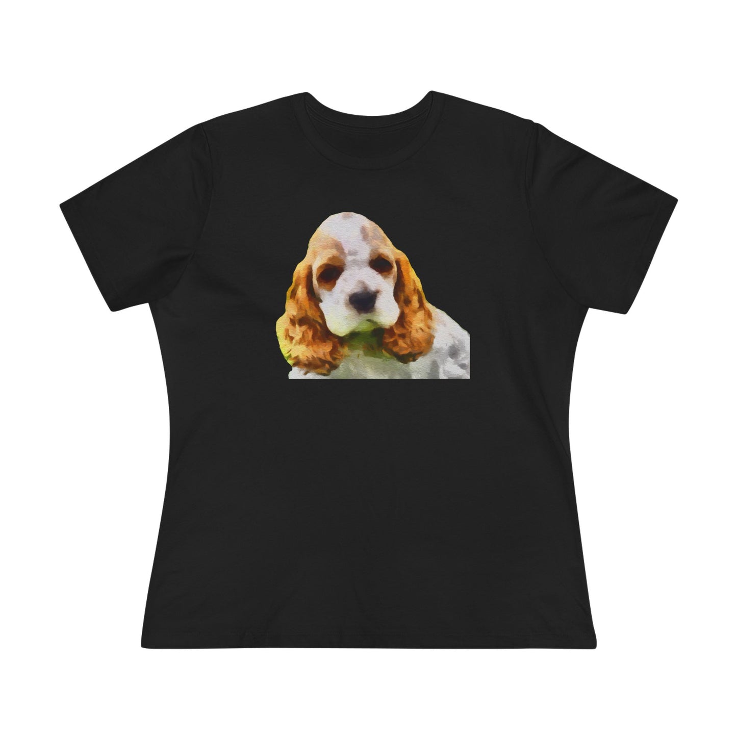 Cocker Spaniel 'Hogan' Women's Relaxed Fit Cotton Tee