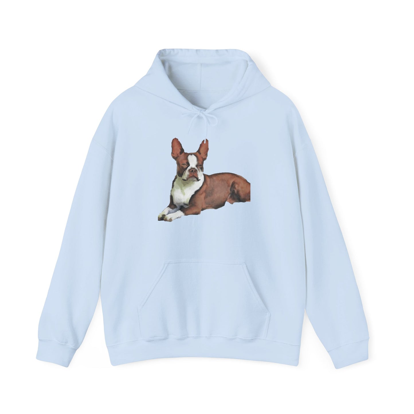 Boston Terrier 'Seely' Unisex 50/50 Hoodie