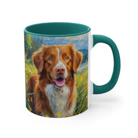 Nova Scotia Duck Tolling Retriever 'Dixie' 11oz Ceramic Accent Mug