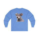 Hungarian Pumi Unisex Cotton Long Sleeve Tee