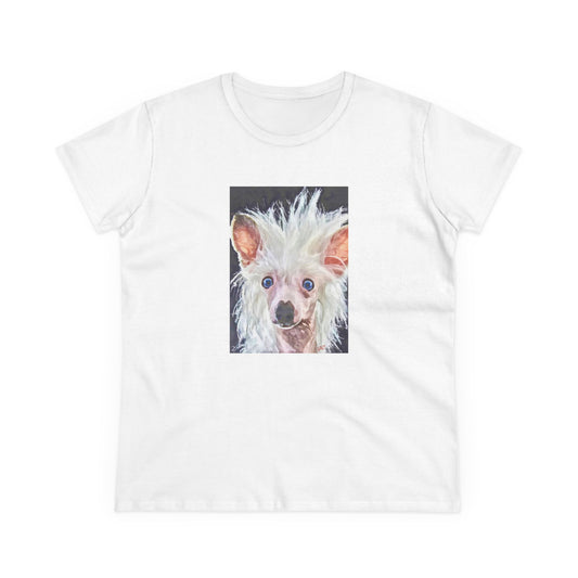Chinese Crested Women's Midweight Cotton Tee