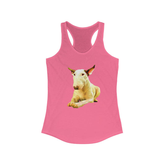 English Bull Terrier Women's Racerback Tank