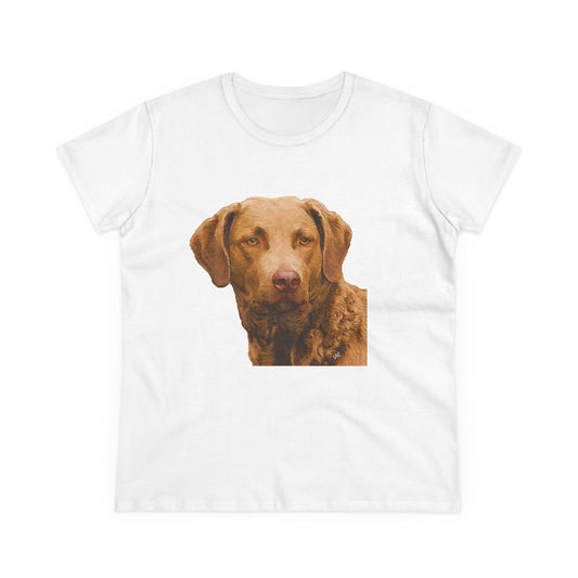 Chesapeake Bay Retriever Women's Midweight Cotton Tee