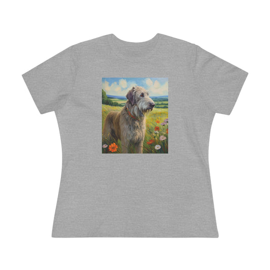 Irish Wolfhound - Women's Relaxed Fit Cotton Tee