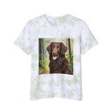 Curly-Coated Retriever Unisex FWD Fashion Tie-Dyed T-Shirt