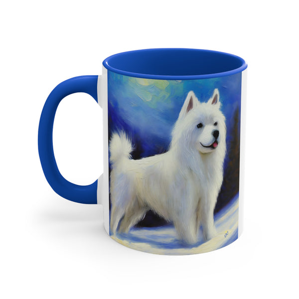American Eskimo Dog 11oz Ceramic Accent Mug - A Touch of Elegance
