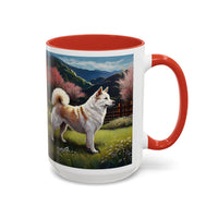 Kishu Ken - Ceramic Accent Coffee Mug (11, 15oz)