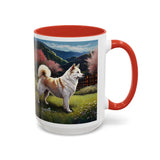 Kishu Ken - Ceramic Accent Coffee Mug (11, 15oz)