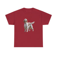 English Setter #4  -  Unisex Heavy Cotton Tee