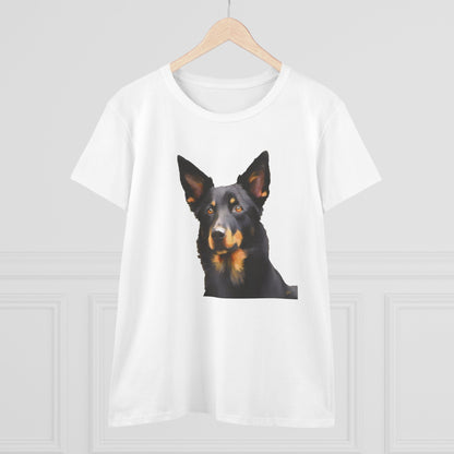 Australian Kelpie #2 Women's Midweight Cotton Tee