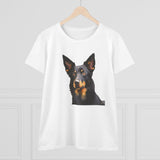 Australian Kelpie #2 Women's Midweight Cotton Tee