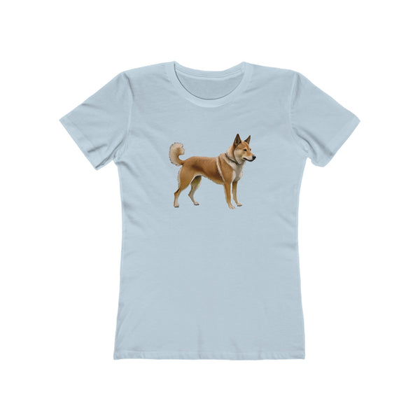 Shikoku - Japanese Hunting Dog - Women's Slim Fit Ringspun Cotton Tee