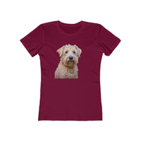 Soft Coated Wheaten Terrier - Women's Sim Fit Ringspun Cotton Tee