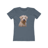 Soft Coated Wheaten Terrier - Women's Sim Fit Ringspun Cotton Tee