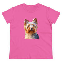 Silky Terrier Women's Midweight Cotton Tee