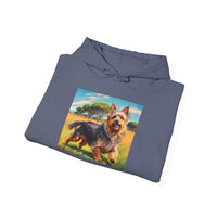 Australian Terrier -- Unisex 50/50 Hooded Sweatshirt