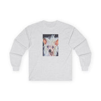 Chinese Crested Unisex Cotton Long Sleeve Tee