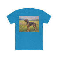 Plott Hound --  Men's Fitted Cotton Crew Tee