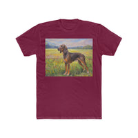 Plott Hound --  Men's Fitted Cotton Crew Tee