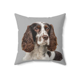 French Spaniel Spun Polyester Throw Pillow