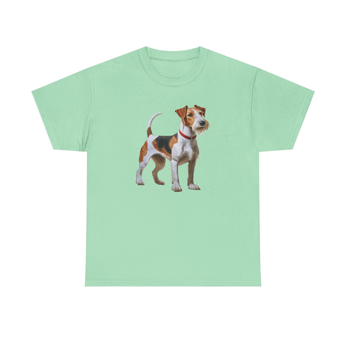 Wire Fox Terrier Unisex Heavy Cotton Tee