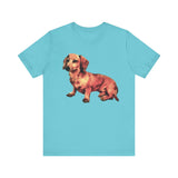 Dachshund 'Simone' - Unisex Jersey Short Sleeve Tee