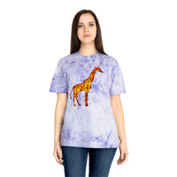 Giraffe 'Camile' Unisex Cotton Color Blast T-Shirt