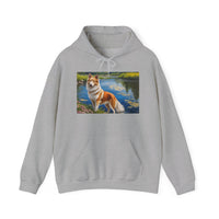 Norrbottenspets Unisex 50/50 Hooded Sweatshirt