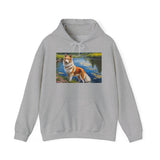 Norrbottenspets Unisex 50/50 Hooded Sweatshirt