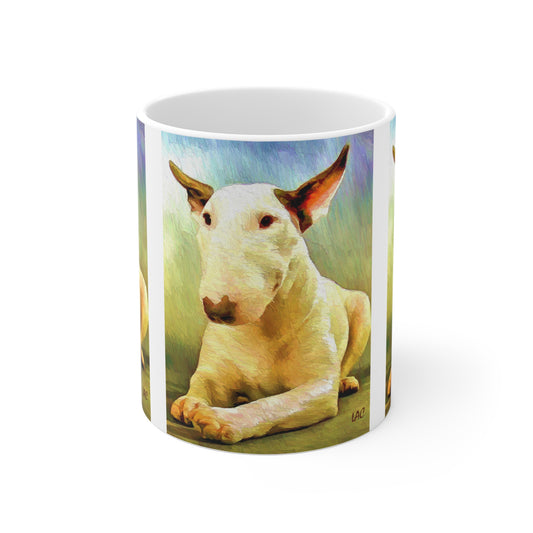 English Bull Terrier Ceramic Mug 11oz