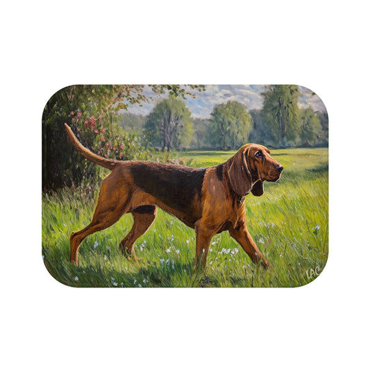 Bloodhound Bathroom Rug Mat – Comfort Meets Style