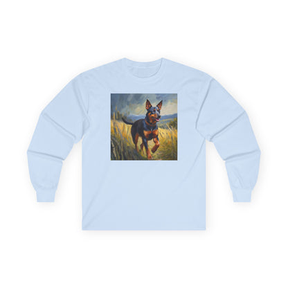 Lancashire Heeler Classic Cotton Long Sleeve Tee