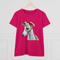 Whippet 'Simba #1' Women's Midweight Cotton Tee