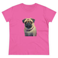 Pug Women's Midweight Cotton Tee