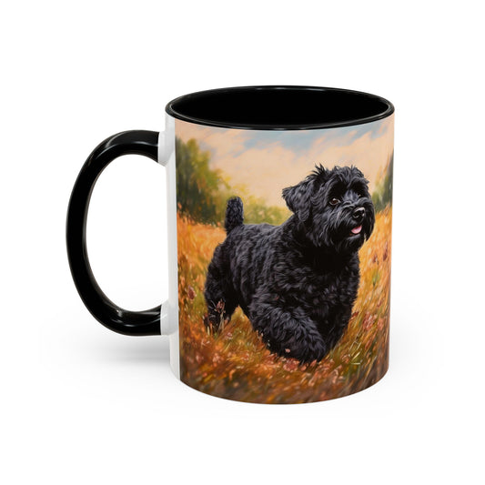 Black Russian Terrier Ceramic Accent Coffee Mug