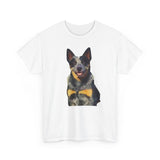 Blue Heeler - Australian Cattle Dog 'Baily' Unisex Heavy Cotton Tee