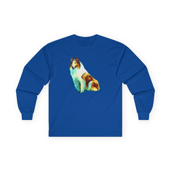 'Rough Coated Collie "Ramsey" Classic Cotton Long Sleeve Tee