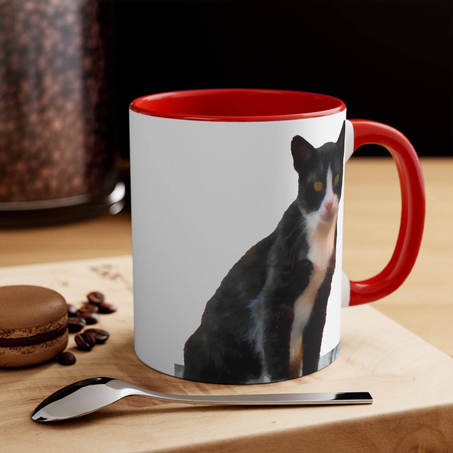 Cat from Hydra - Accent Coffee Mug, 11oz