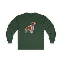 Irish Red & White Setter - Unisex Classic Cotton Long Sleeve Tee