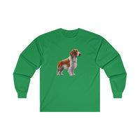 Irish Red & White Setter - Unisex Classic Cotton Long Sleeve Tee