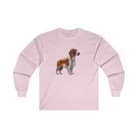 Irish Red & White Setter - Unisex Classic Cotton Long Sleeve Tee