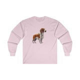 Irish Red & White Setter - Unisex Classic Cotton Long Sleeve Tee