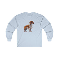 Irish Red & White Setter - Unisex Classic Cotton Long Sleeve Tee