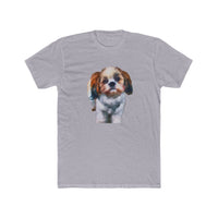 Shih-Tzu Men's Fitted Cotton Crew Tee