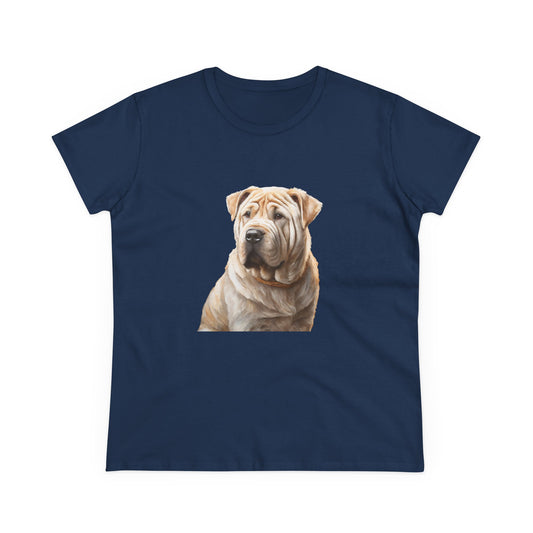 Chinese Shar-Pei Women's Midweight Cotton Tee