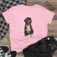 Portuguese Water Dog 'Loco' Women's Midweight Cotton Tee